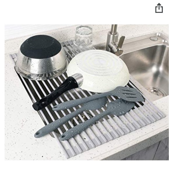 Roll Up Dish Drying Rack Over The Sink Foldable Multipurpose Sink Dish rack - Picture 2 of 3